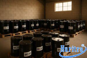 Bảo quản phuy nhựa đường lỏng trong kho khô ráo, tránh nắng