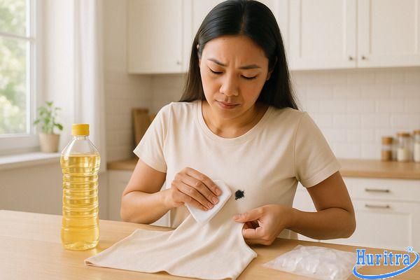 Cách tẩy nhựa đường trên quần áo hiệu quả tại nhà