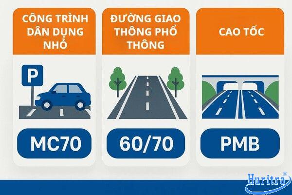 Lựa chọn nhựa đường Petrolimex phù hợp cho từng loại công trình