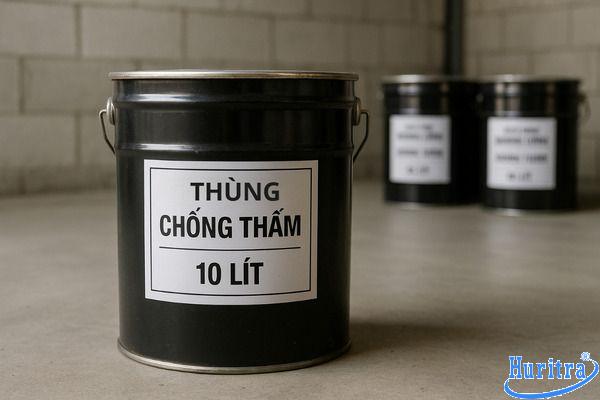 Thùng nhựa đường lỏng chống thấm 10 lít trên thị trường
