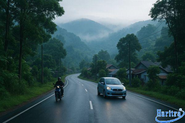 Nhựa đường 80/100 trong khu dân cư và vùng khí hậu lạnh