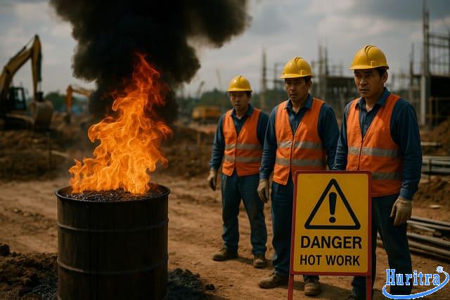 Mùi nhựa đường có độc không? Giải thích rõ và cách tự bảo vệ 11 Khói nhựa đường cháy chứa PAH độc hại và cần tránh tiếp xúc ngay lập tức.