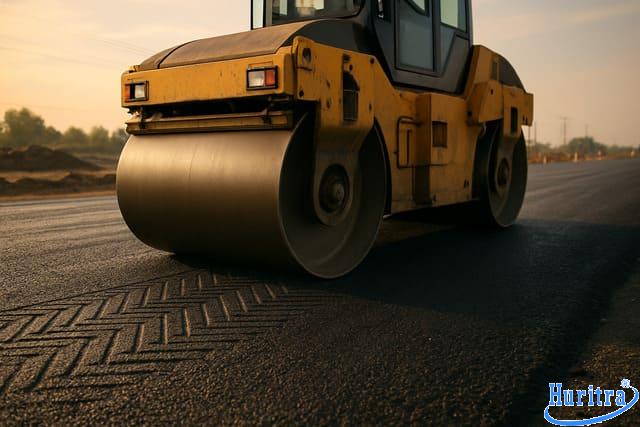 Lu lèn đúng kỹ thuật giúp mặt đường phẳng và bền.