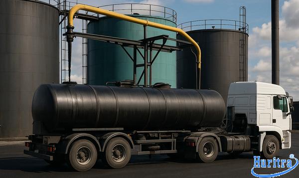 Vận chuyển và bảo quản nhựa đường 60/70 dạng xá bằng xe bồn.