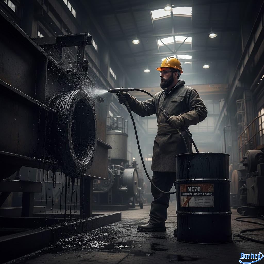 Nhựa đường MC70 - Giải pháp tăng bám dính trong xây dựng 13 MC70 được dùng để phủ bảo vệ ống thép, bể chứa, cột kim loại