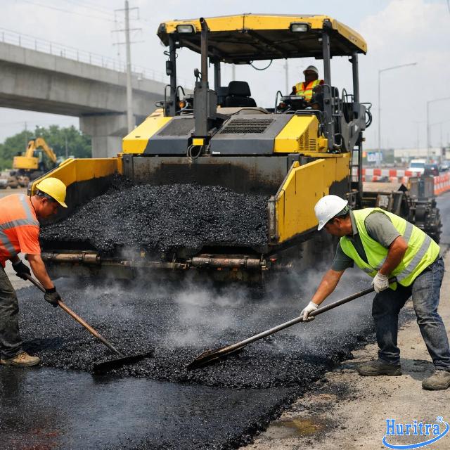 Tìm hiểu nhiệt độ nóng chảy của nhựa đường 8 Nhựa đường trong thi công thực tế