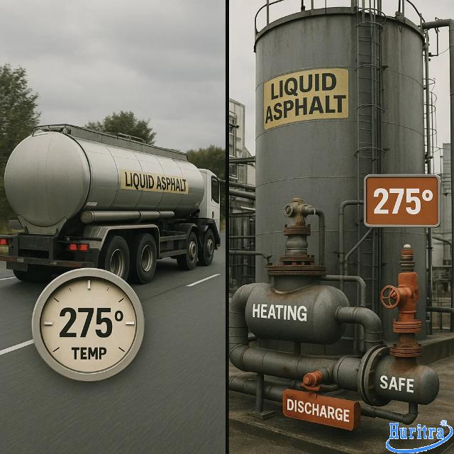 Quy trình bảo quản và vận chuyển nhựa đường lỏng