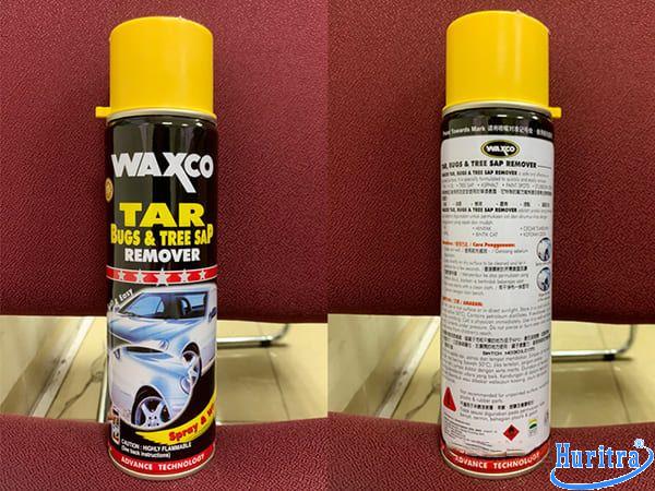 Sử dụng chai xịt tẩy nhựa đường chuyên dụng